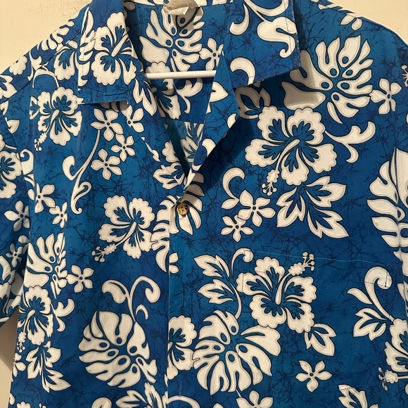 Vintage Ahola Republic Hawaiian Tropical Graphic Camp Shirt Men’s X-Large - Picture 1 of 4